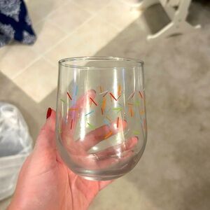 Confetti Wine Glass